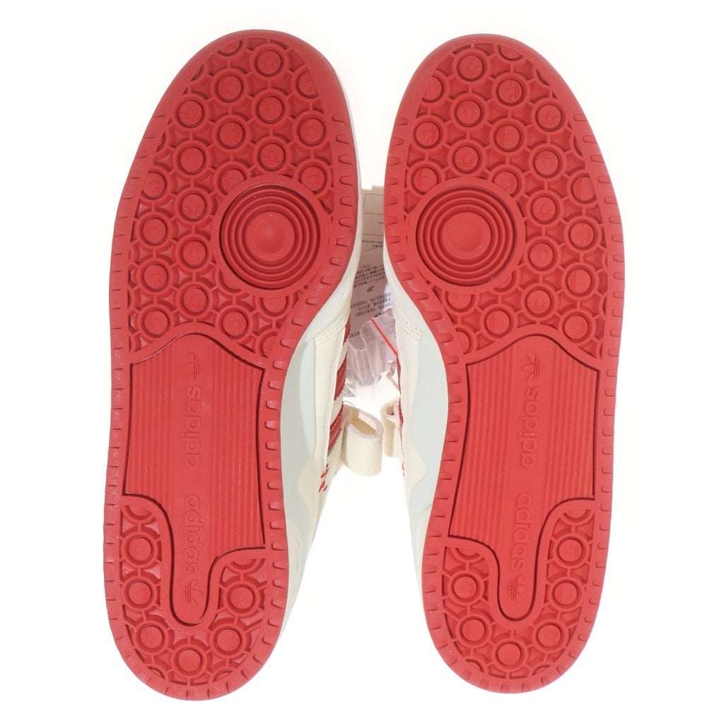 adidas(アディダス) ×HOME ALONE FORUM LOW ホームアローン フォーラム ローカットスニーカー アイボリー/レッド US9.5/27.5cm GZ4378