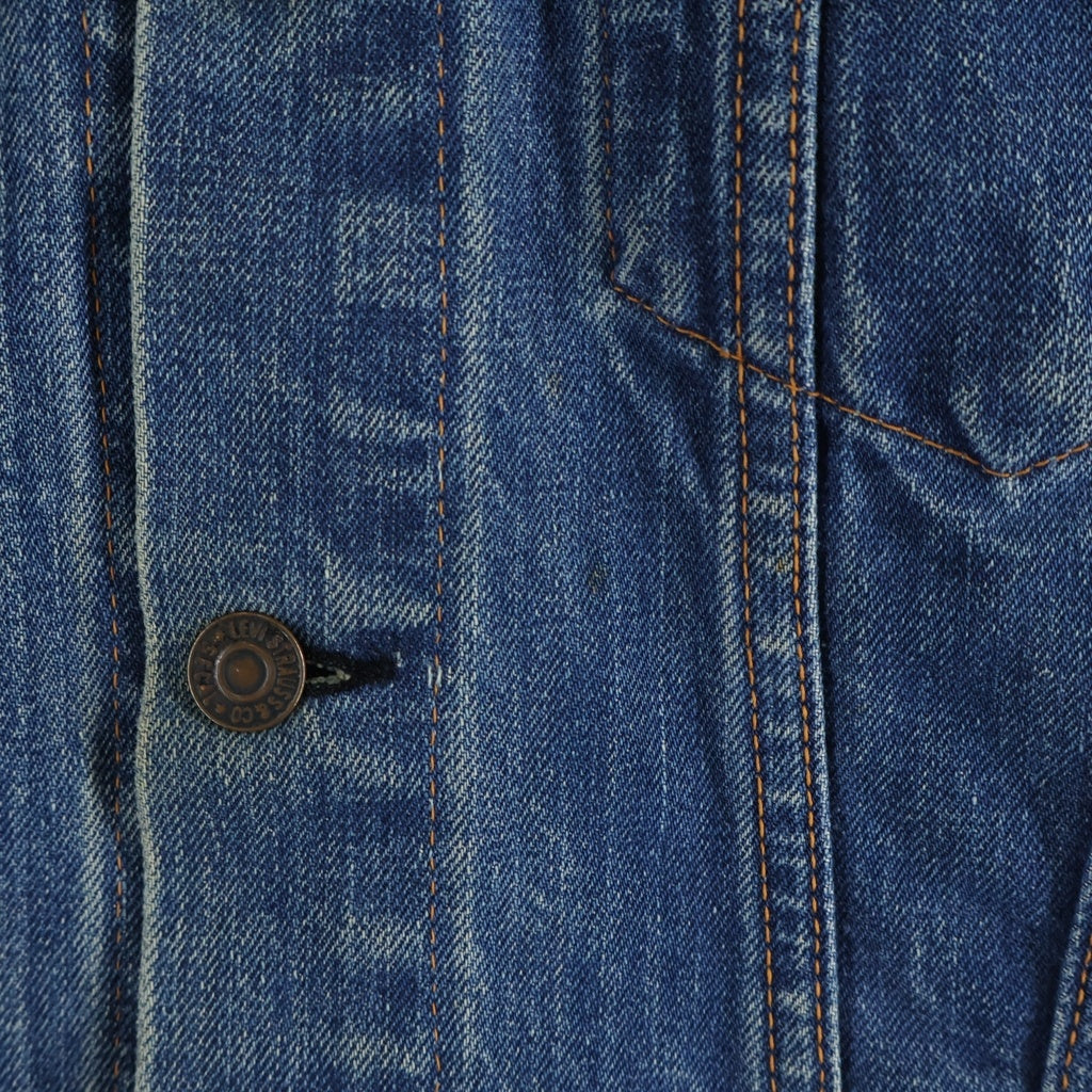 Levi's(リーバイス) 70S VINTAGE 70505 4TH フォース ヴィンテージボタン裏525 均等V 両面BIG E デニムトラッカージャケット インディゴ