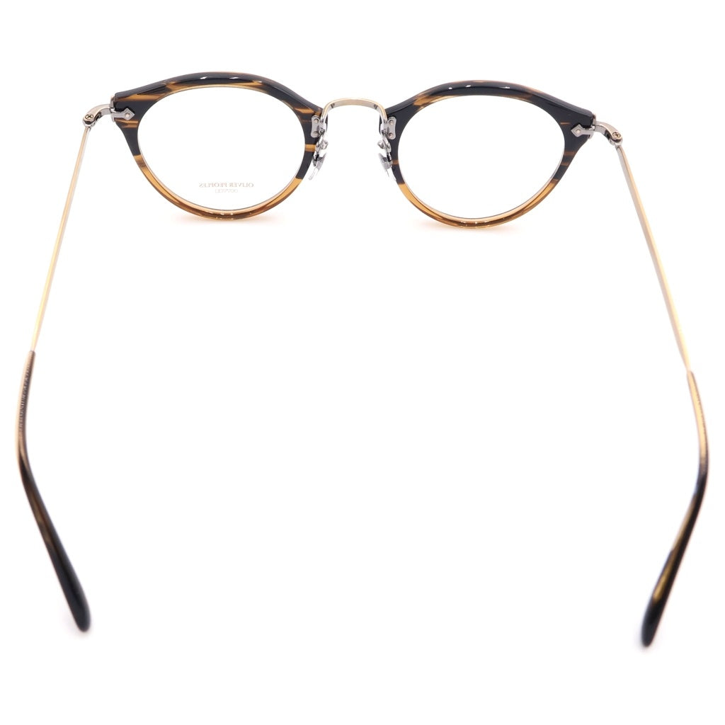 OLIVER PEOPLES(オリバーピープルズ) 505 8108 雅 彫刻デザインメタルテンプル ボストンシェイプ サングラス アイウェア メガネ ブラウン/ゴールド