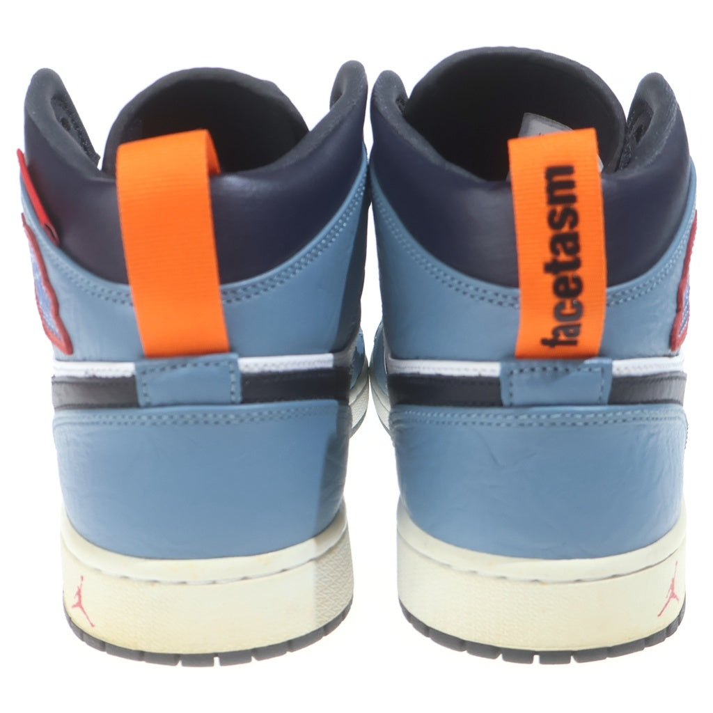 NIKE(ナイキ) ×FACETASM AIR JORDAN 1 MID SE FRLS APLA ファセッタズム エアジョーダン1 フィアレス ミッドカットスニーカー ホワイト/ネイビー US10/28cm CU2802-100