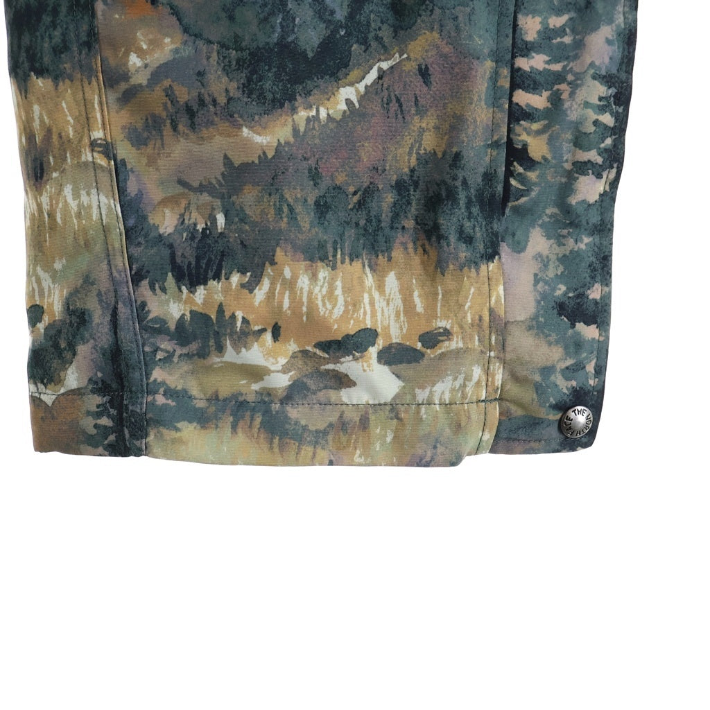 GUCCI(グッチ) 21AW ×THE NORTH FACE OVER ALL ザノースフェイス ツリーカモフラージュ柄 オーバーオール グリーン 663768