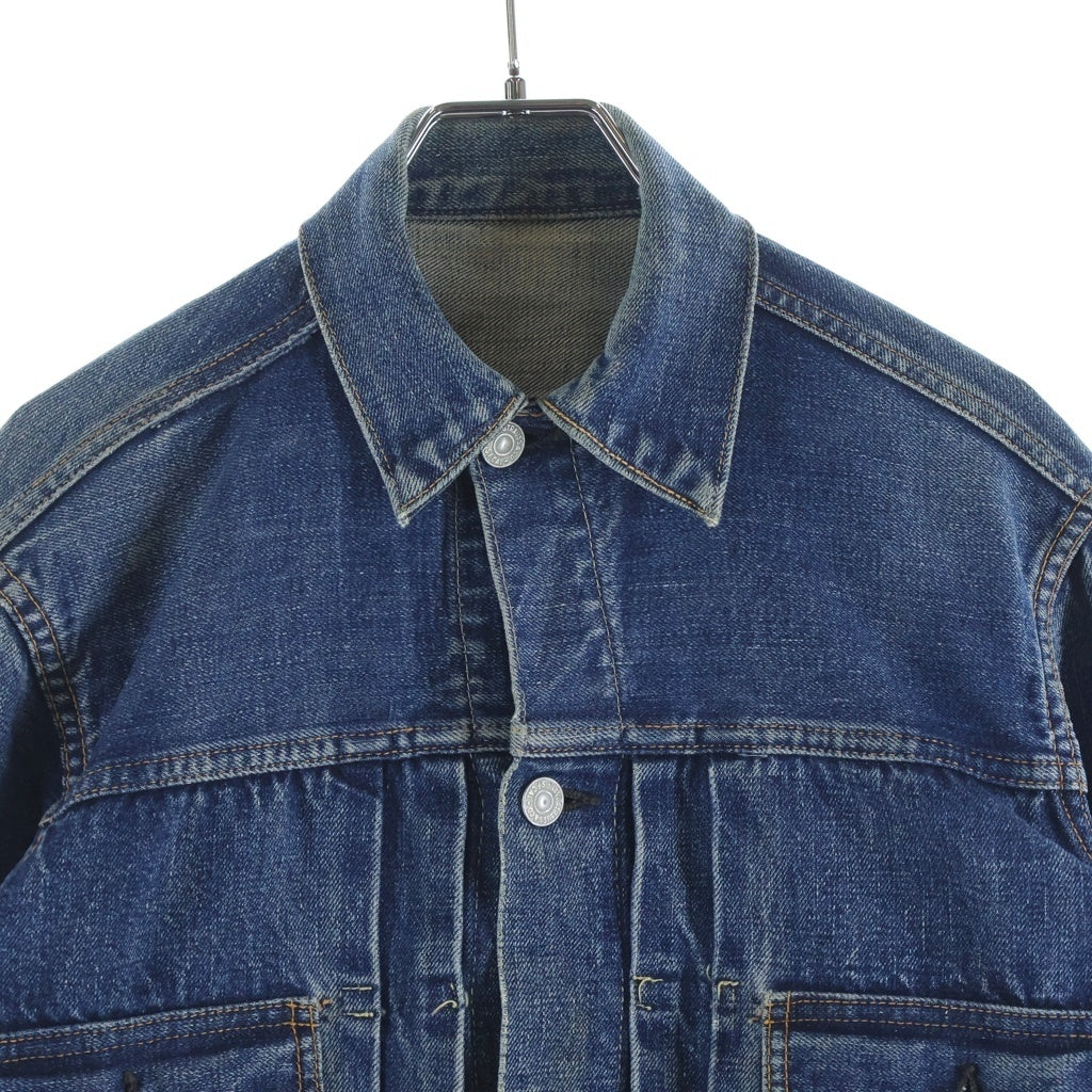 Levi's(リーバイス) 50-60S VINTAGE 507XX 2nd ヴィンテージ セカンド 両面タブ ビッグE ボタン裏刻印無し デニムジャケット インディゴ