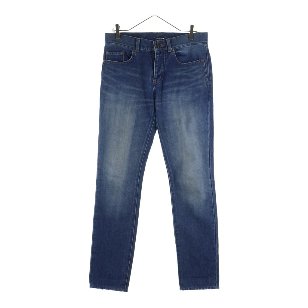SAINT LAURENT PARIS(サンローランパリ) 5ポケット ジップフライ スキニーデニムパンツ インディゴ 484345 Y883L