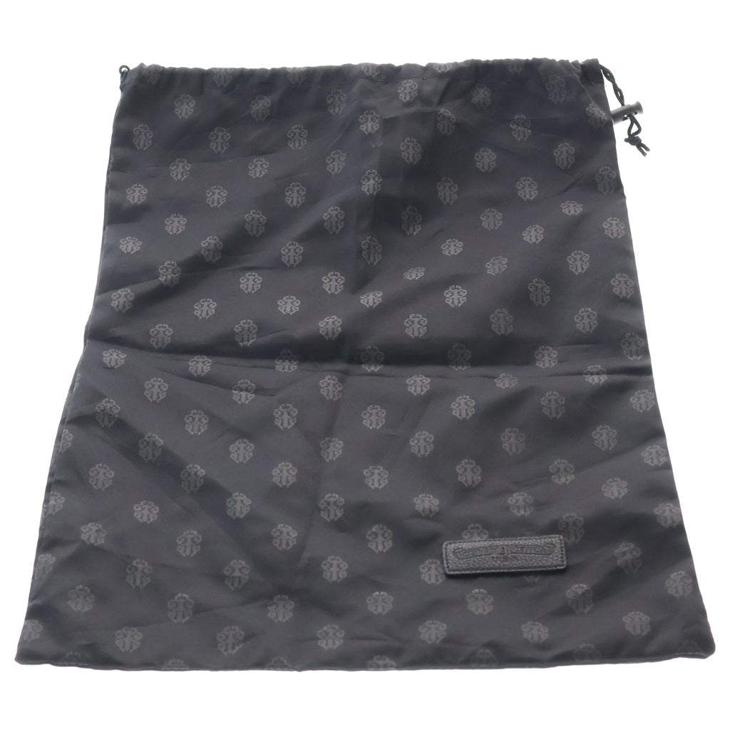 CHROME HEARTS(クロムハーツ) LAPTOP BAG レザー スクロールラベル ラップトップ ショルダーバッグ ブラック レディース