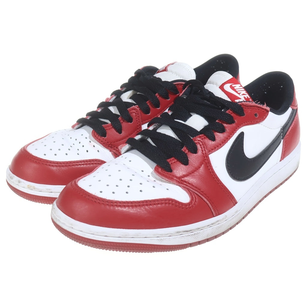 NIKE(ナイキ) AIR JORDAN 1 RETRO LOW OG CHICAGO エアジョーダン1 レトロ シカゴ ローカットスニーカー レッド US8/26cm HQ6998-600