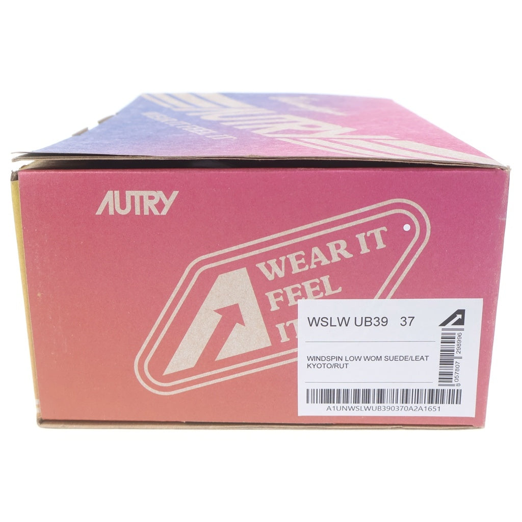 AUTRY(オートリー) RON HERMAN別注 WINDSPIN LOW ウィンドスピン スウェード ローカットスニーカー レディース ブルー