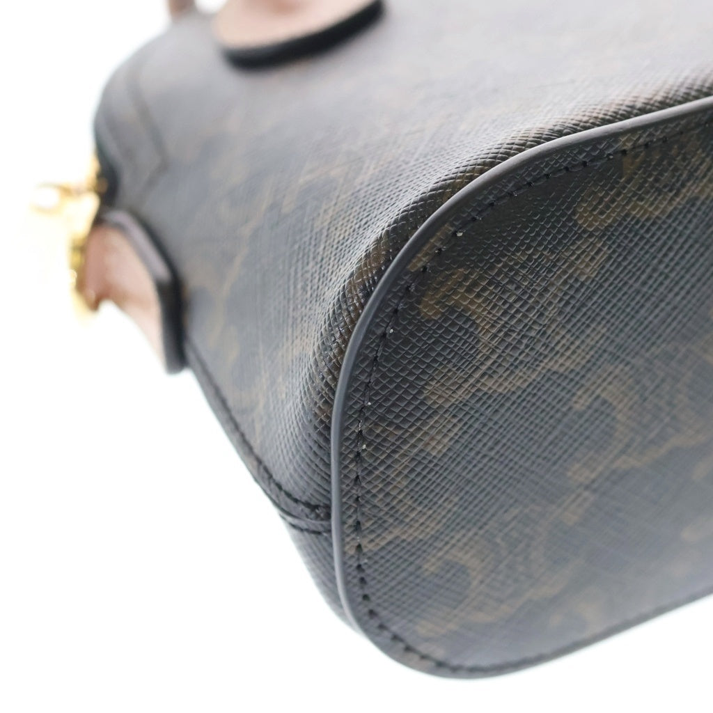 CELINE(セリーヌ) MINI HONORINE ミニ オノリン トリオンフキャンバス レザークロスボディ ハンドバッグ ゴールド金具 ブラウン 10N572ECM.04LU レディース