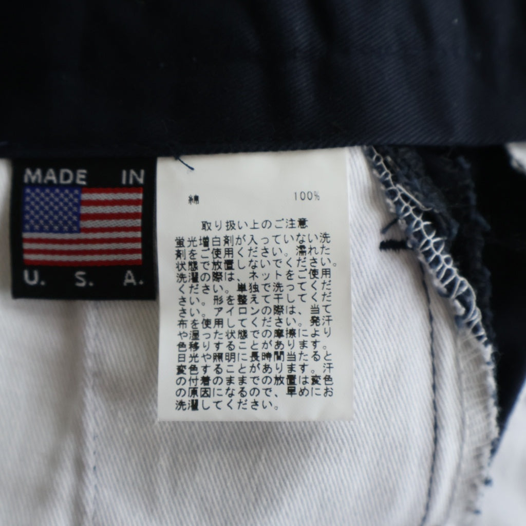 BROOKS BROTHERS(ブルックス ブラザーズ) ×VA. Cotton Twill Heavyweight Chino Pants コットンツイル ヘビーウエイト チノパンツ ブラック