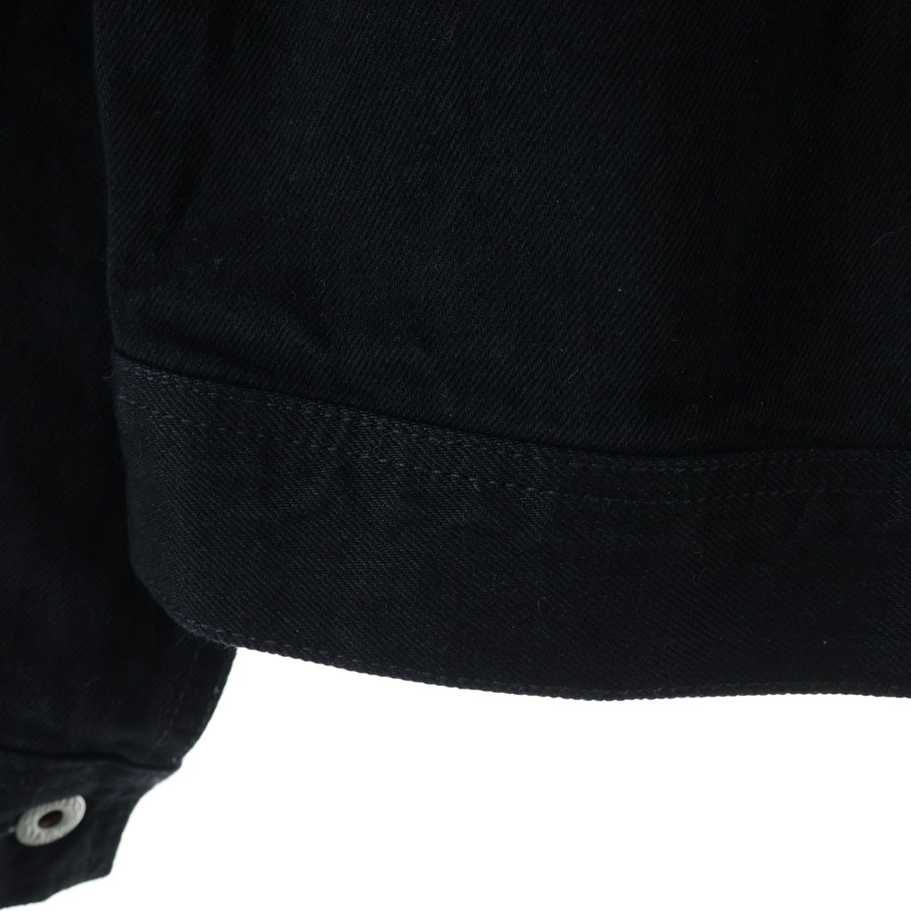 HUMAN MADE(ヒューマンメイド) ×UNDERCOVER DENIM JACKET アンダーカバー バックロゴエンブロイダリー 1st型 デニムジャケット ブラック UC2E9208