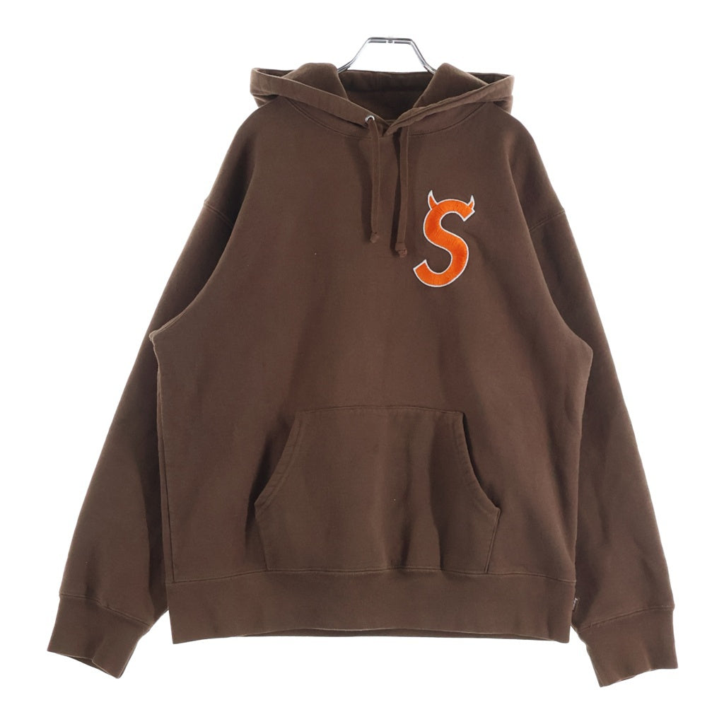 SUPREME(シュプリーム) 22AW S Logo Hooded Sweatshirt Sロゴ フーデッド プルオーバー パーカー ブラウン