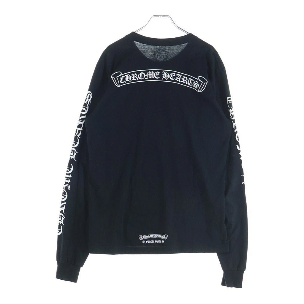 CHROME HEARTS(クロムハーツ) スクロールラベル アームプリント クルー 
