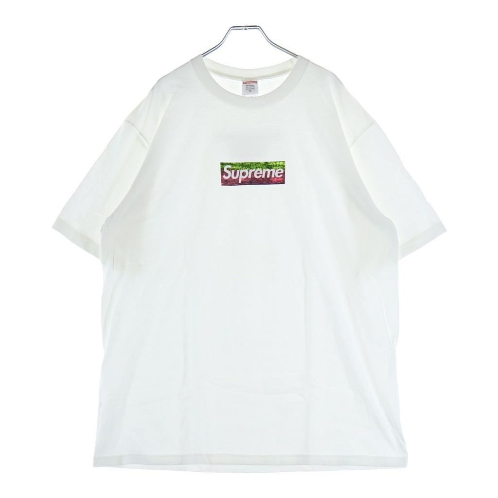 Supreme シュプリーム25SS Tape Tee　XLホワイト SUPREME(シュプリーム) 25SS Los Angeles Fire Relief Box Logo Tee