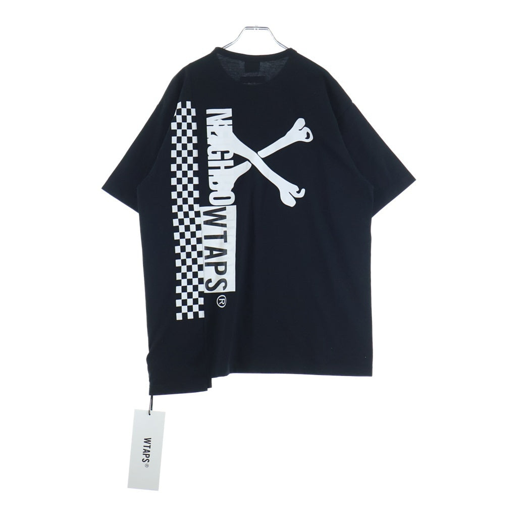 WTAPS(ダブルタップス) 19AW ×NEIGHBORHOOD RIPPER SS TEE ネイバーフッド リッパー クルーネック半袖Tシャツ カットソー ブラック 192ATNHD-CSM01