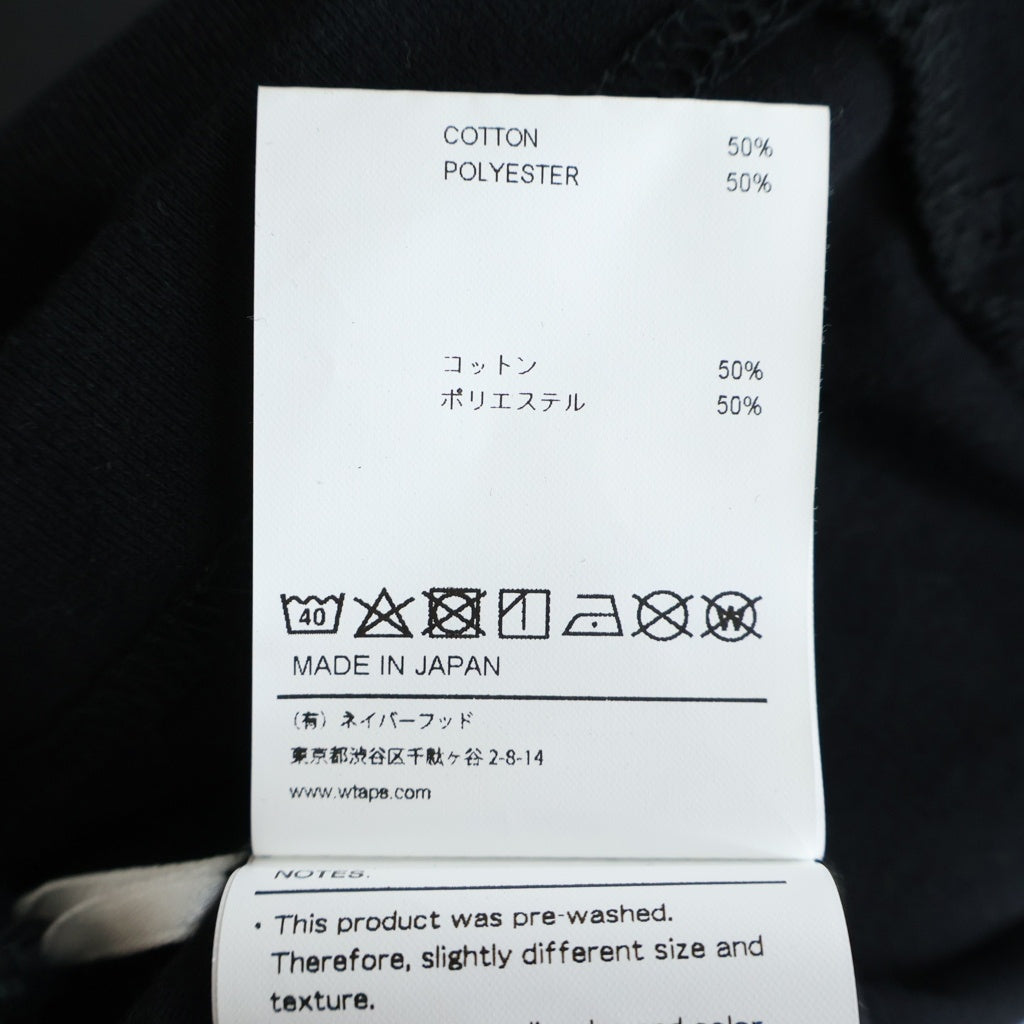 WTAPS(ダブルタップス) 19AW ×NEIGHBORHOOD RIPPER SS TEE ネイバーフッド リッパー クルーネック半袖Tシャツ カットソー ブラック 192ATNHD-CSM01