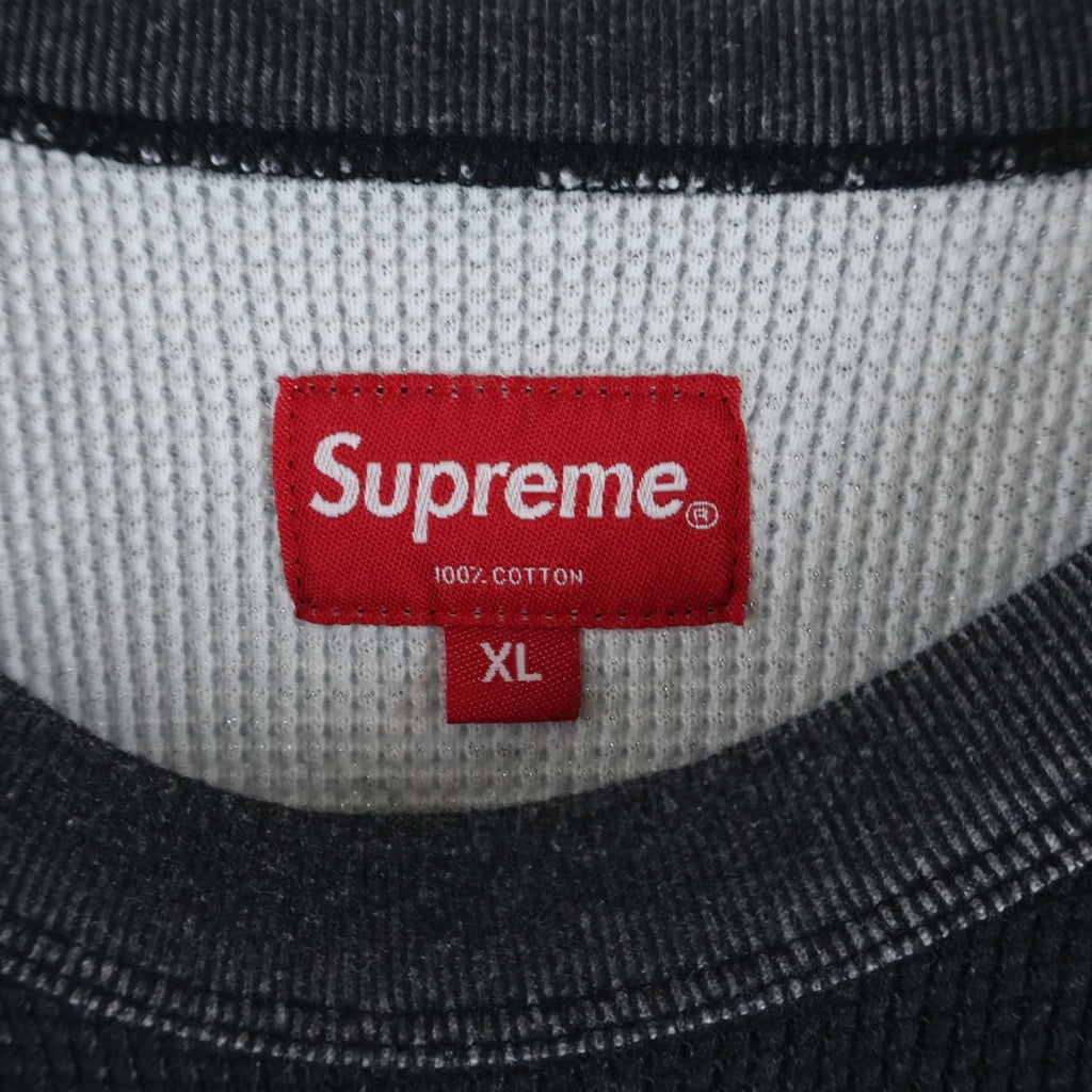 SUPREME(シュプリーム) 19AW Ganesh L/S Thermal ガネーシャ サーマル クルーネック長袖Tシャツ カットソー ブラック