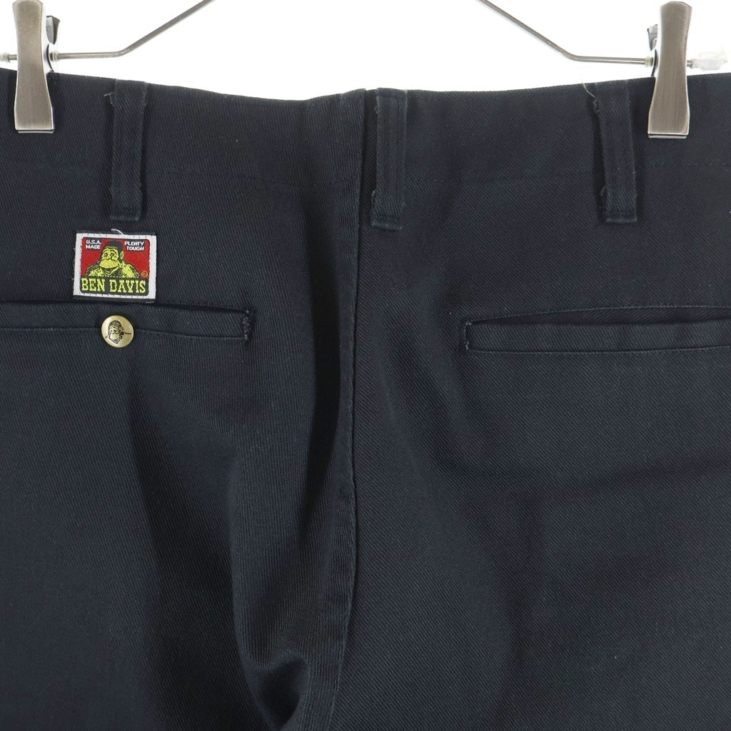 BEN DAVIS(ベンデイビス) GORILLA CUT WORK PANTS ゴリラカット ジップフライワークパンツ ブラック