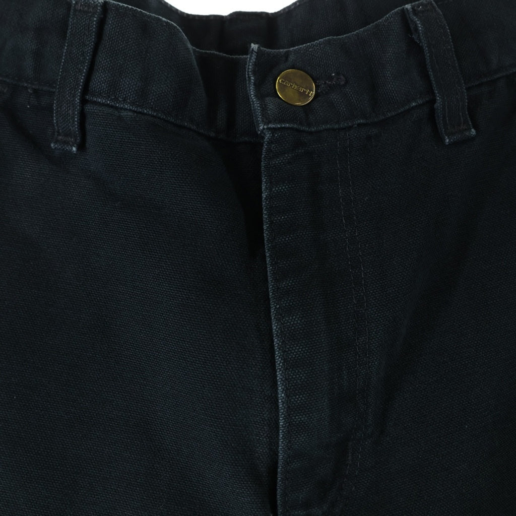 CARHARTT(カーハート) DUCK WORK PANTS ダック地 ワークペインターパンツ ブラック B11-BLK