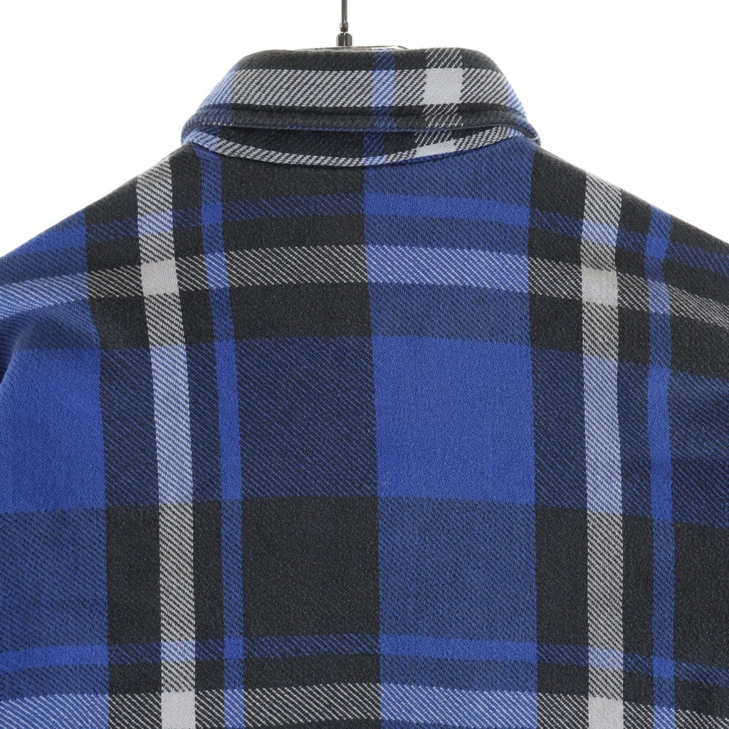BIGMAC(ビッグマック) 80-90S VINTAGE ×ST.JOHN'S BAY L/S FLANNEL SHIRT ヴィンテージ エスティージョンズベイ USA製 チェック柄 長袖フランネルシャツ ブルー/ブラック