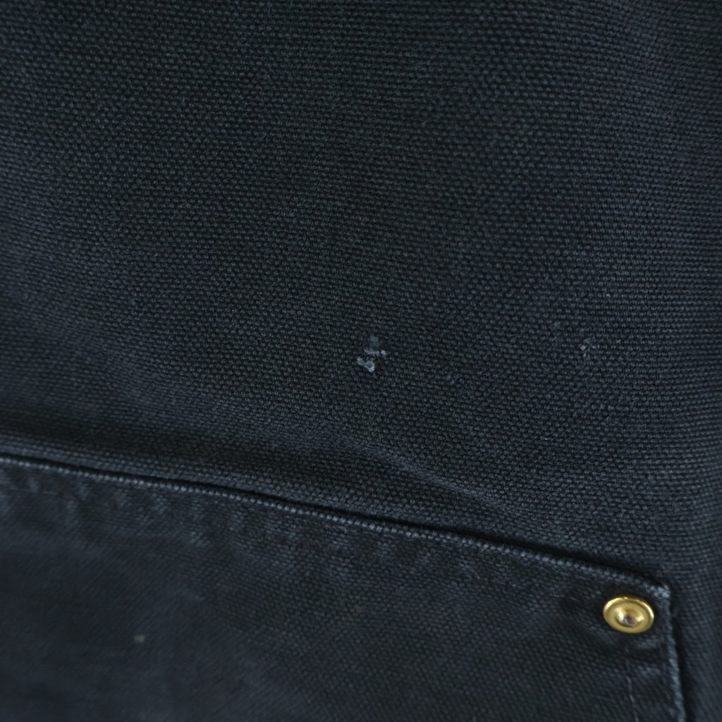 CARHARTT(カーハート) DOUBLE FRONT WORK DUNGAREE ダック地 ダブルニー ワークペインターパンツ ブラック B01-M