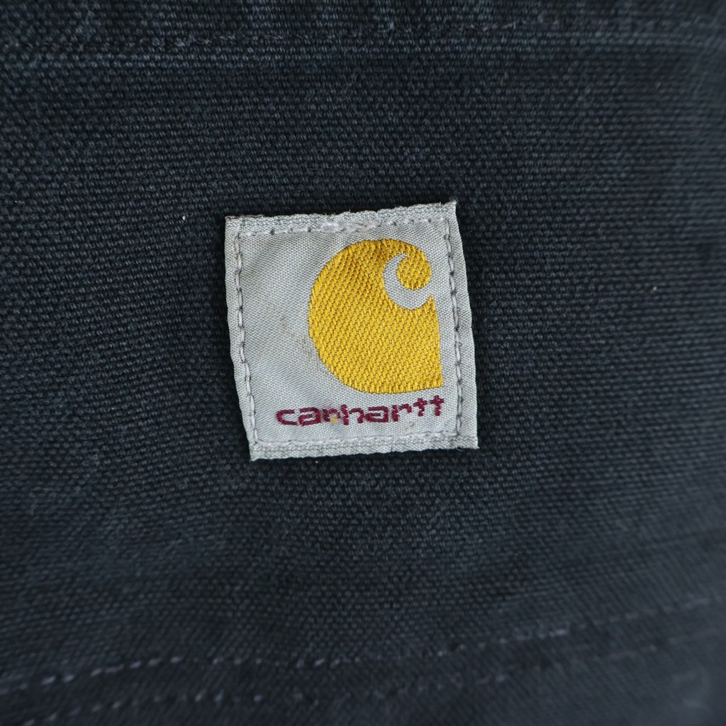CARHARTT(カーハート) DOUBLE FRONT WORK DUNGAREE ダック地 ダブルニー ワークペインターパンツ ブラック B01-M