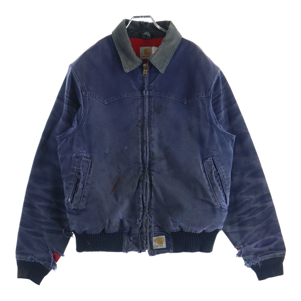 CARHARTT(カーハート) 80-90S VINTAGE SANTA FE JACKET ヴィンテージ サンタフェ 中綿 ジップアップダックワークジャケット ネイビー