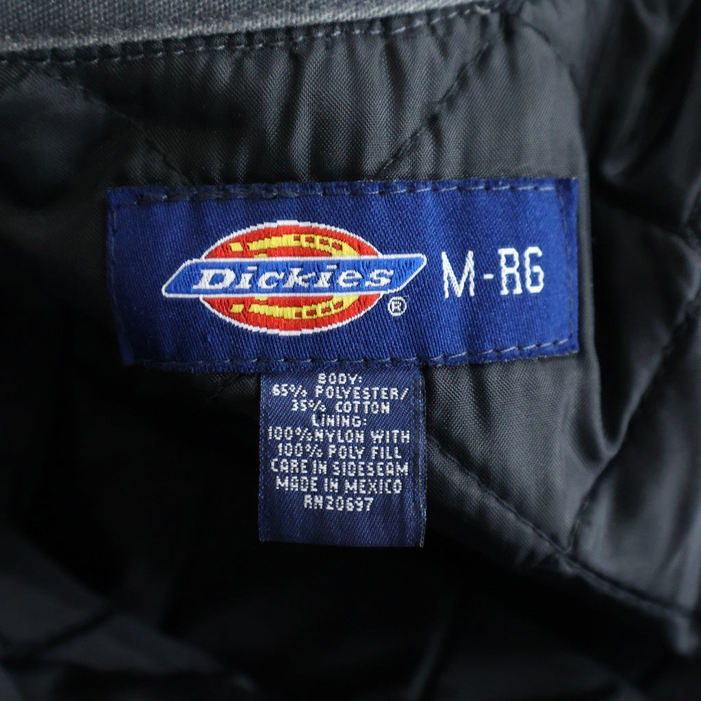 Dickies(ディッキーズ) 00S ×PIZZA OF DEATH RECORDS WORK JACKET ピザオブデスレコーズ 裏地キルティング ジップアップワークジャケット グレー