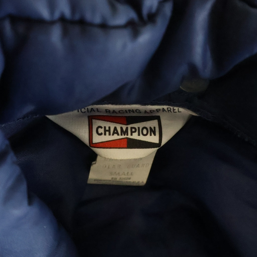 VINTAGE(ヴィンテージ) 70S CHAMPION PLUG RACING DOWN JACKET チャンピオンプラグ レーシングダウンジャケット 三角タグ USA製 ネイビー