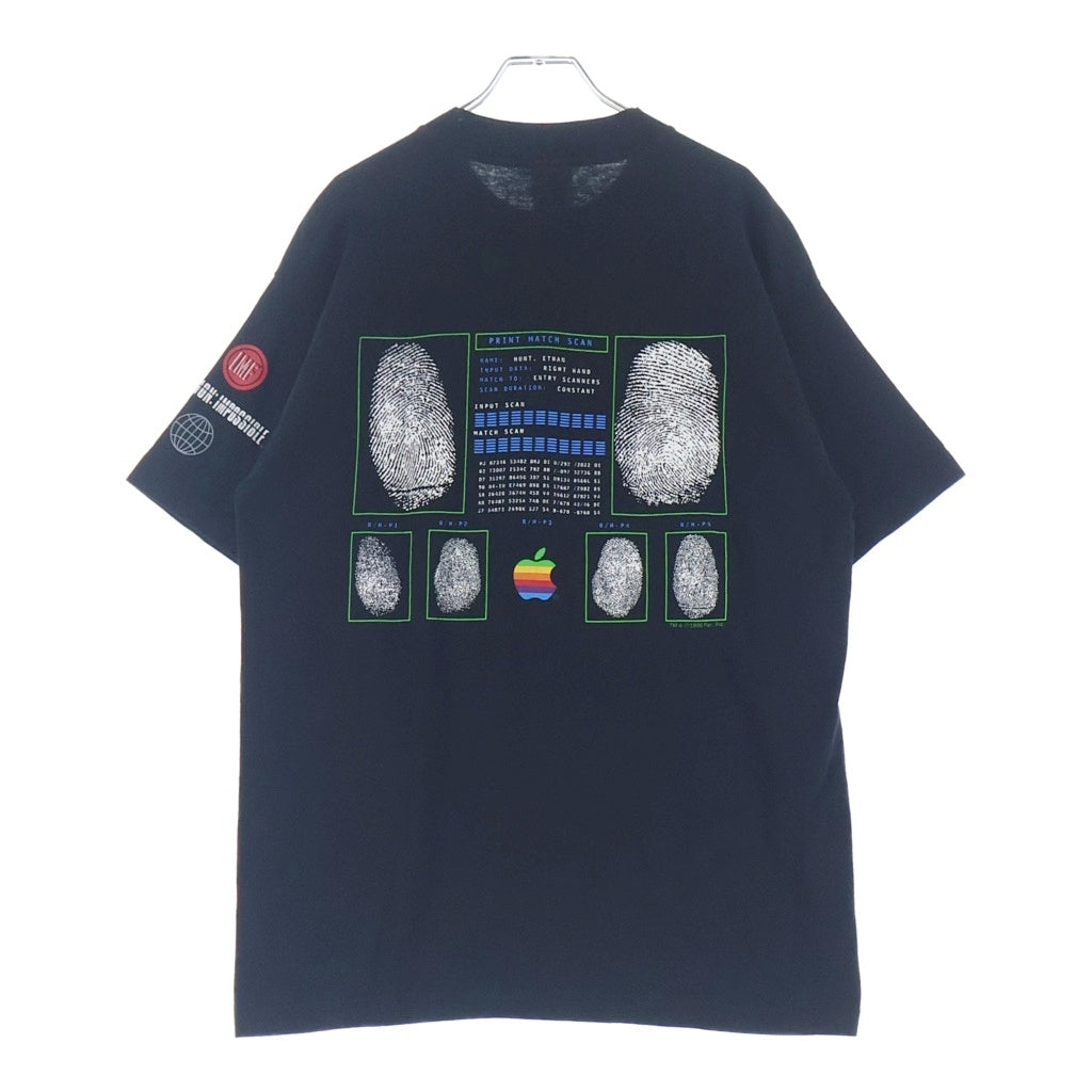 VINTAGE(ヴィンテージ) 90S APPLE MISSION IMPOSSIBLE 1996 FRUIT OF THE LOOM ヴィンテージ アップル ミッションインポッシブル 両面プリントTシャツ 半袖クルーネックカットソー
