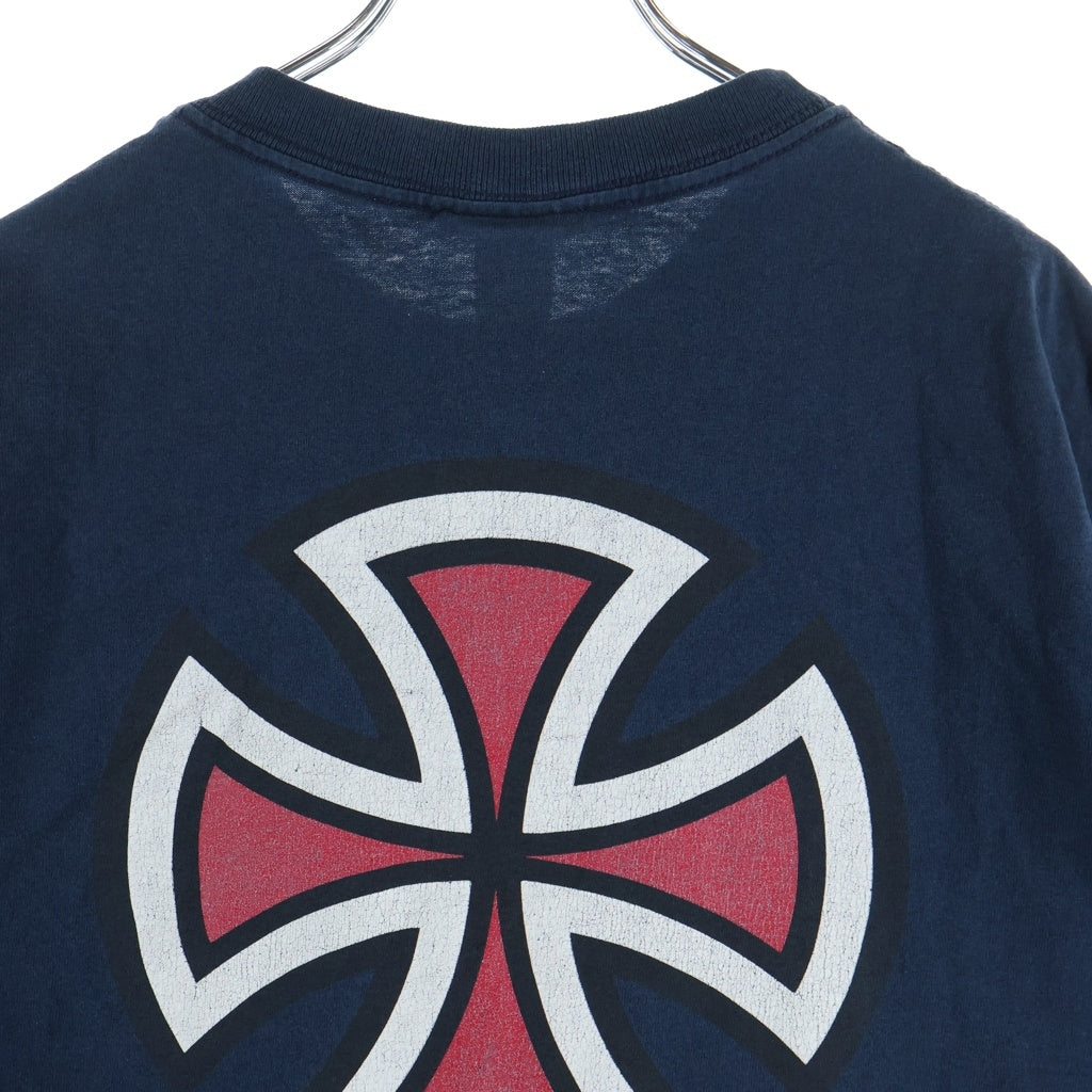 VINTAGE(ヴィンテージ) 90S VINTAGE INDEPENDENT TEE ヴィンテージ インディペンデント 両面プリントTシャツ 半袖クルーネックカットソー ネイビー
