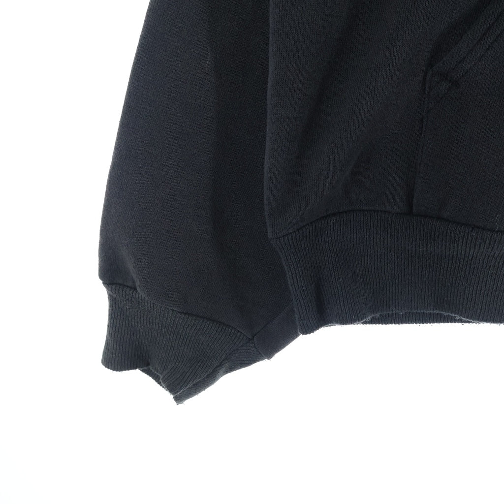 THRASHER(スラッシャー) 90S PULLOVER PARKA HANES ヴィンテージ ひし形ロゴ フロントプリント プルオーバースウェットパーカー フーディー ブラック