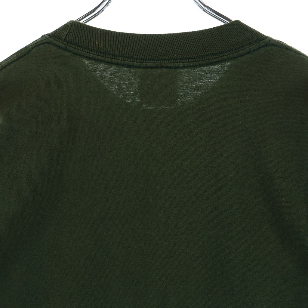 THRASHER(スラッシャー) 00S VINTAGE L/S FIRE LOGO TEE ヴィンテージ ファイヤーロゴプリントTシャツ 長袖クルーネックカットソー カーキ