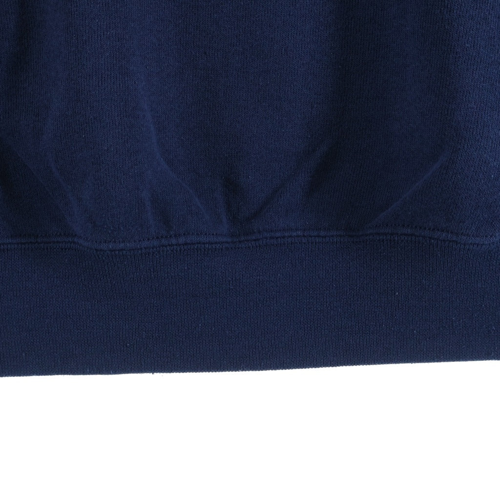 POWELL PERALTA(パウエルペラルタ) 90S BONES PULLOVER PARKA SOFFEE ボーンズ 胸プリント プルオーバースウェットパーカー フーディー ネイビー