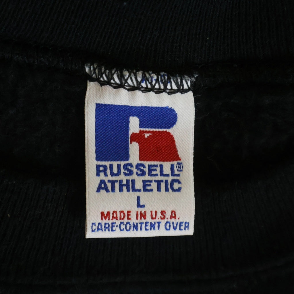 RUSSELL ATHLETIC(ラッセルアスレチック) 90S VINTAGE DREWNECK SWEATSHIRT ヴィンテージ USA製 クルーネックスウェットトレーナー ブラック