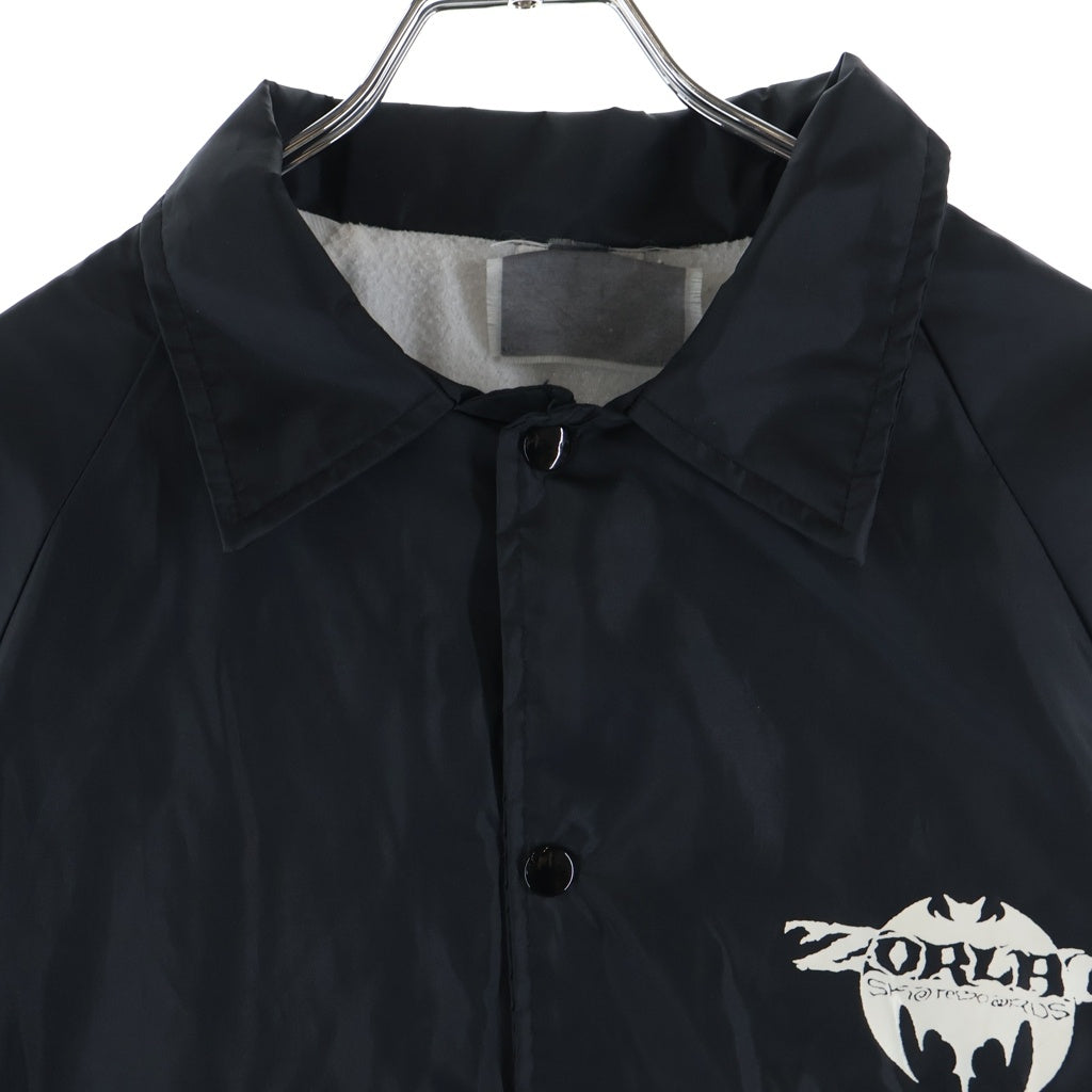 VINTAGE(ヴィンテージ) 80-90S VINTAGE ZORLAC NYLON COACH JACKET ヴィンテージ ゾーラック 両面ロゴプリント ナイロンコーチジャケット ブラック