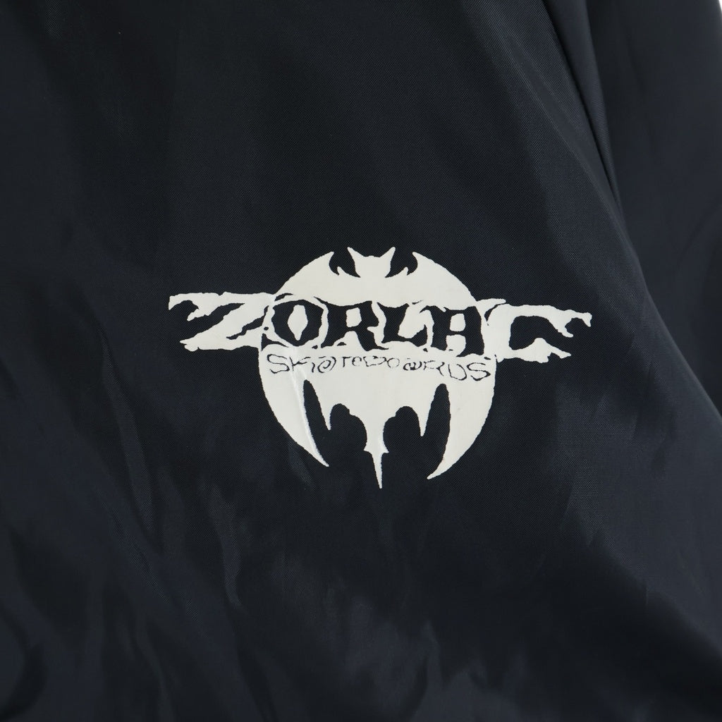 VINTAGE(ヴィンテージ) 80-90S VINTAGE ZORLAC NYLON COACH JACKET ヴィンテージ ゾーラック 両面ロゴプリント ナイロンコーチジャケット ブラック