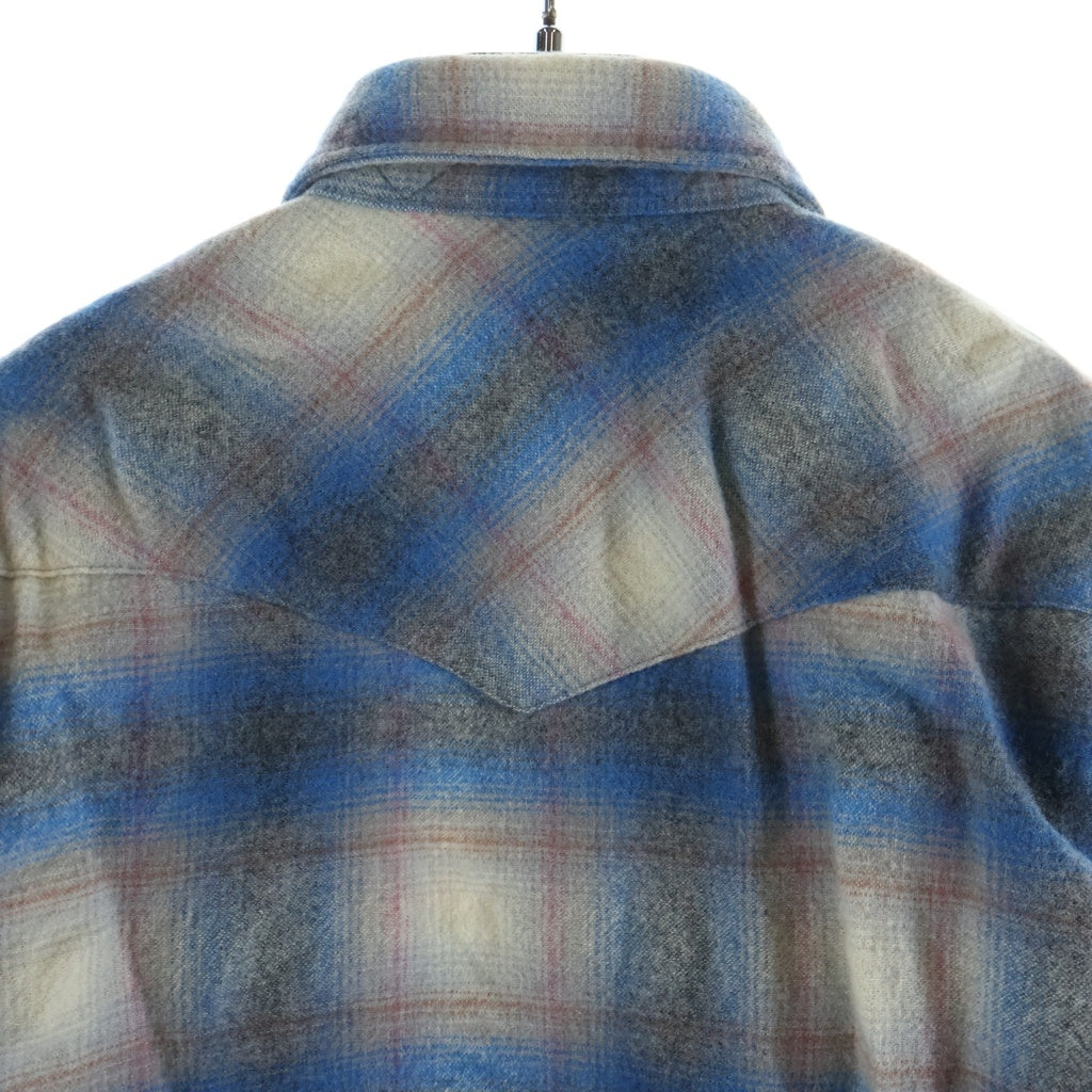 PENDLETON(ペンドルトン) 70S VINTAGE HIGH GRADE WESTERN WEAR ヴィンテージ ハイグレードウエスタンウェア チェック 長袖シャツ グレー