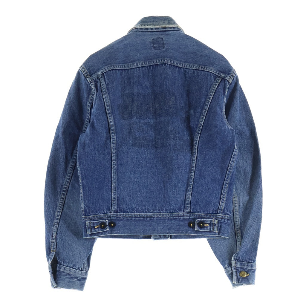 LEE(リー) 80-90S VINTAGE PATD-153438 ヴィンテージ ワッペンカスタム USA製 デニム トラッカージャケット インディゴ