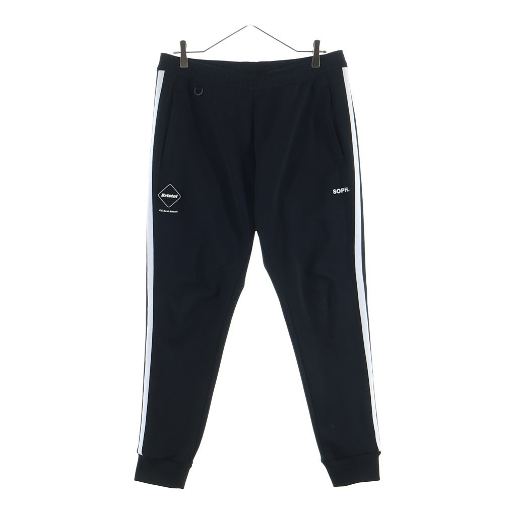 F.C.R.B.(エフシーアールビー) 24AW TRAINING TRACK RIBBED PANTS トレーニング サイドライン トラックリブパンツ ブラック FCRB-242036