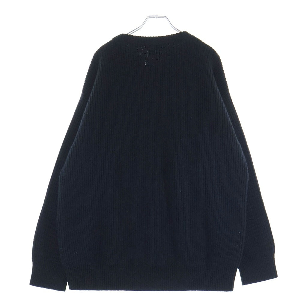 CELINE(セリーヌ) ロゴエンブロイダリー オーバーサイズニット セーター ブラック 2A19R423P