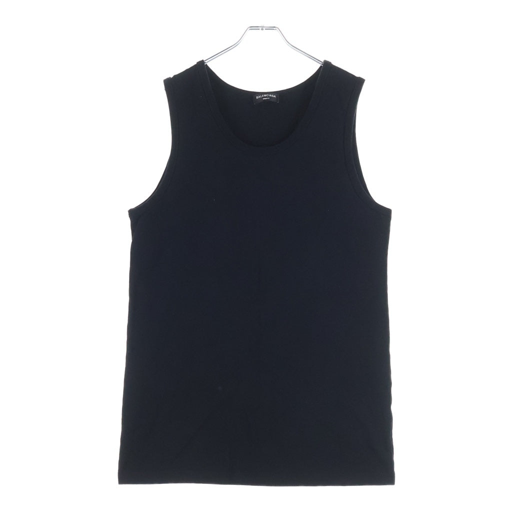 BALENCIAGA(バレンシアガ) LOOSE TANK TOP ルーズ タンクトップ ノースリーブ カットソー ブラック 697880