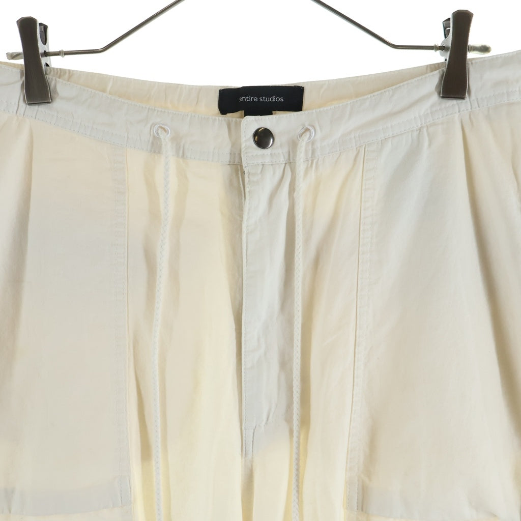 entire studios(エンタイア スタジオ) FREIGHT CARGO PANTS フライトカーゴパンツ ホワイト ES2395 PO069