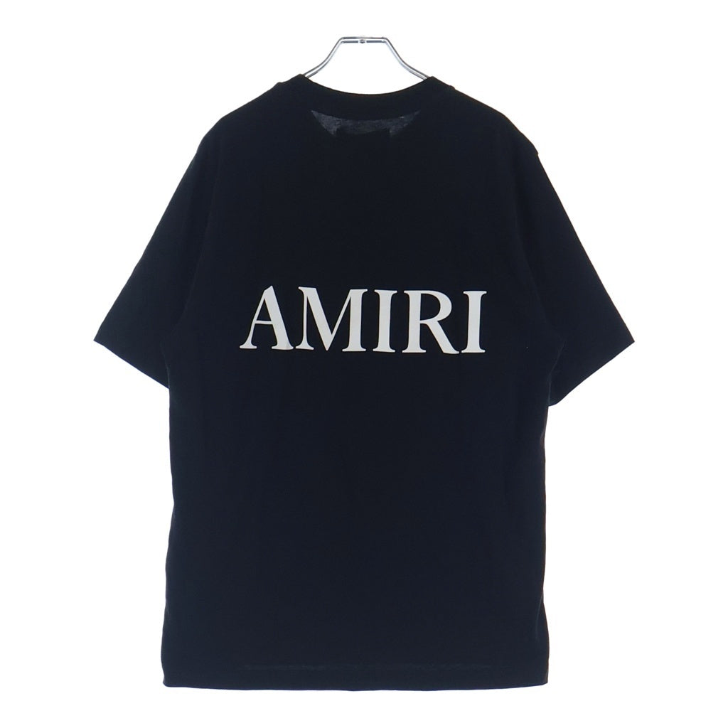 AMIRI(アミリ) MA CORE LOGO TEE ロゴプリント クルーネック半袖Tシャツ カットソー ブラック SRAMJYTE1074SMRBC09