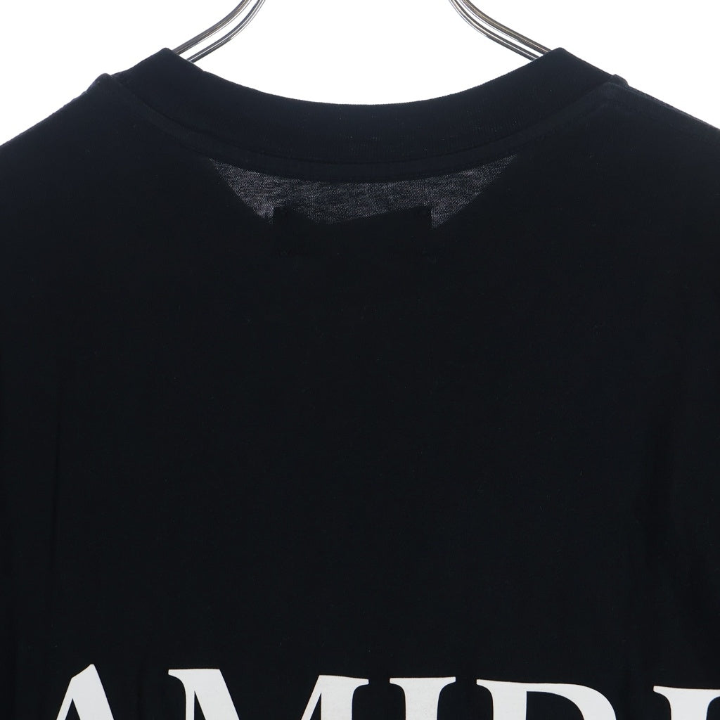 AMIRI(アミリ) MA CORE LOGO TEE ロゴプリント クルーネック半袖Tシャツ カットソー ブラック SRAMJYTE1074SMRBC09