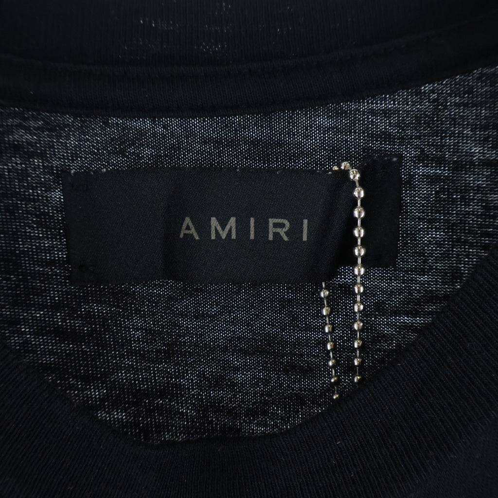 AMIRI(アミリ) MA CORE LOGO TEE ロゴプリント クルーネック半袖Tシャツ カットソー ブラック SRAMJYTE1074SMRBC09