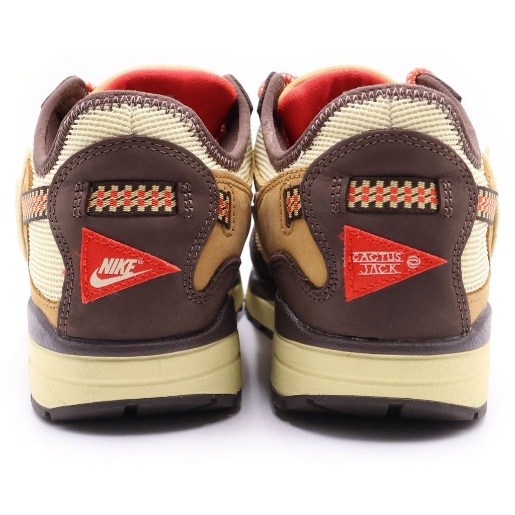 NIKE(ナイキ) ×TRAVIS SCOTT AIR MAX 1 CJ BAROQUE BROWN トラヴィススコット エアマックス1 カクタスジャック ローカートスニーカー ブラウン US11/29cm DO9392-200