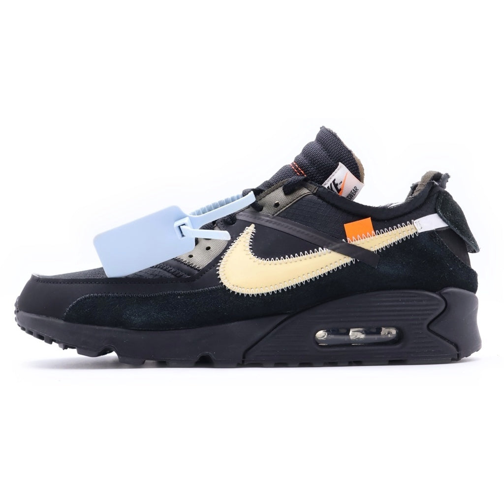 NIKE(ナイキ) ×OFF-WHITE THE 10 AIR MAX 90 オフホワイト ザテン エアマックス90 ローカットスニーカー ブラック US10.5/28.5cm AA7293-001