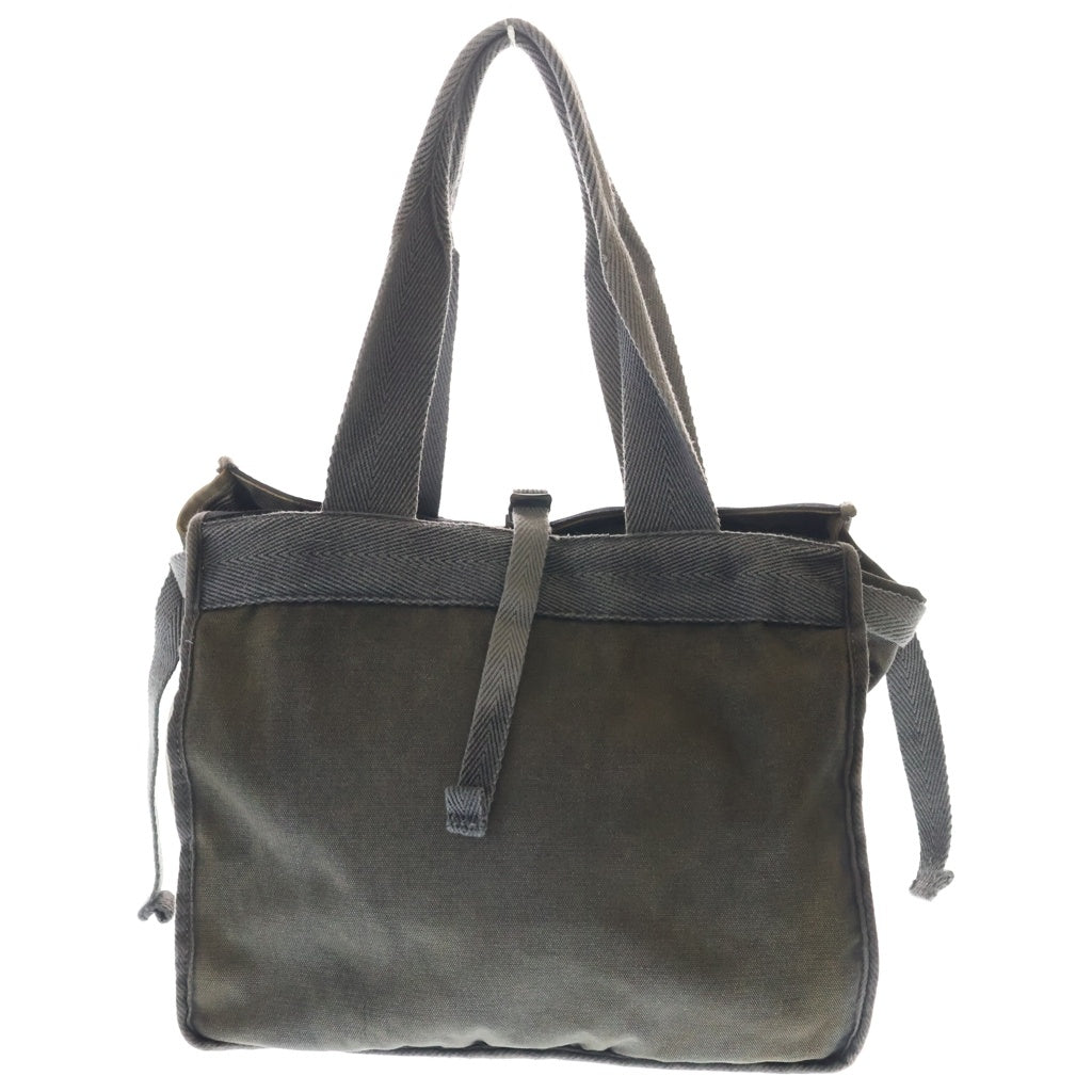 DIESEL(ディーゼル) ステンシル ドッキング ヴィンテージ加工 デニムトートバッグ ハンドバッグ グレー