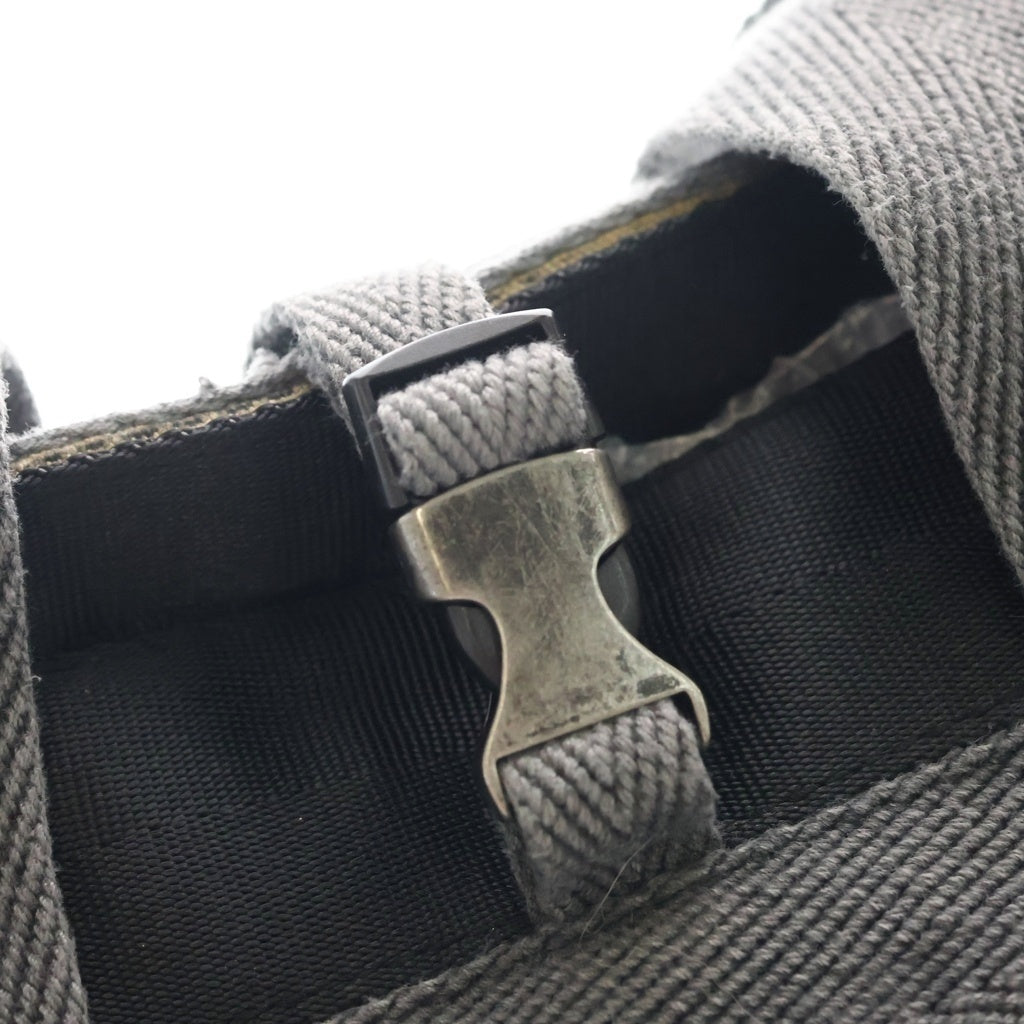 DIESEL(ディーゼル) ステンシル ドッキング ヴィンテージ加工 デニムトートバッグ ハンドバッグ グレー