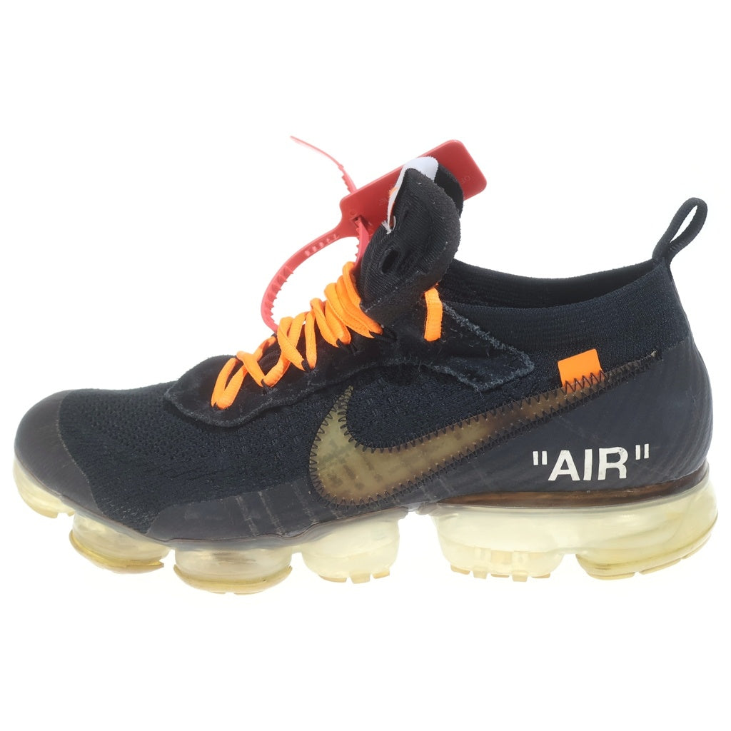NIKE(ナイキ) ×OFF-WHITE AIR VAPORMAX FLYKNIT オフホワイト エアヴェイパーマックス フライニット ローカットスニーカー ブラック US10/28cm AA3831-002
