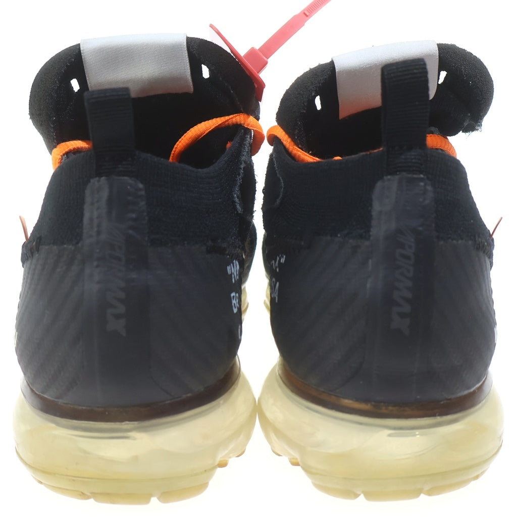 NIKE(ナイキ) ×OFF-WHITE AIR VAPORMAX FLYKNIT オフホワイト エアヴェイパーマックス フライニット ローカットスニーカー ブラック US10/28cm AA3831-002